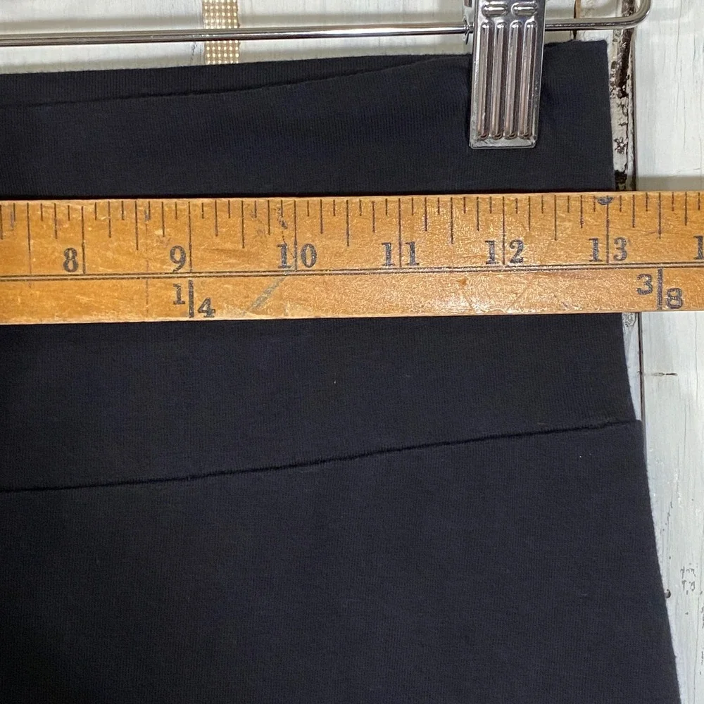 Charlotte Russe‎ Black Cotton Blend Mini Skirt Small High Waist Bodycon Jersey
